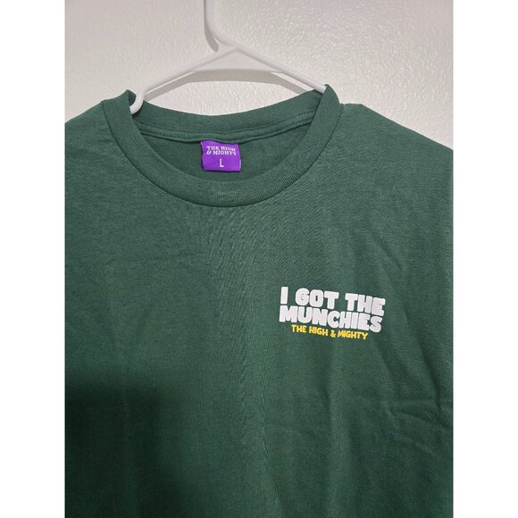 The High & Mighty Fried Guys Green T-Shirt In Green Size Large - Picture 6 of 12